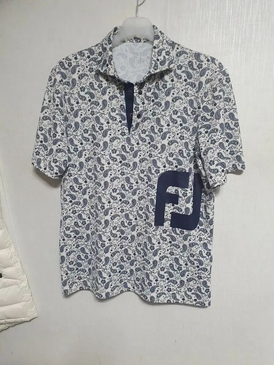 メンズ フットジョイ ペイズリー 半袖 カラー Tシャツ