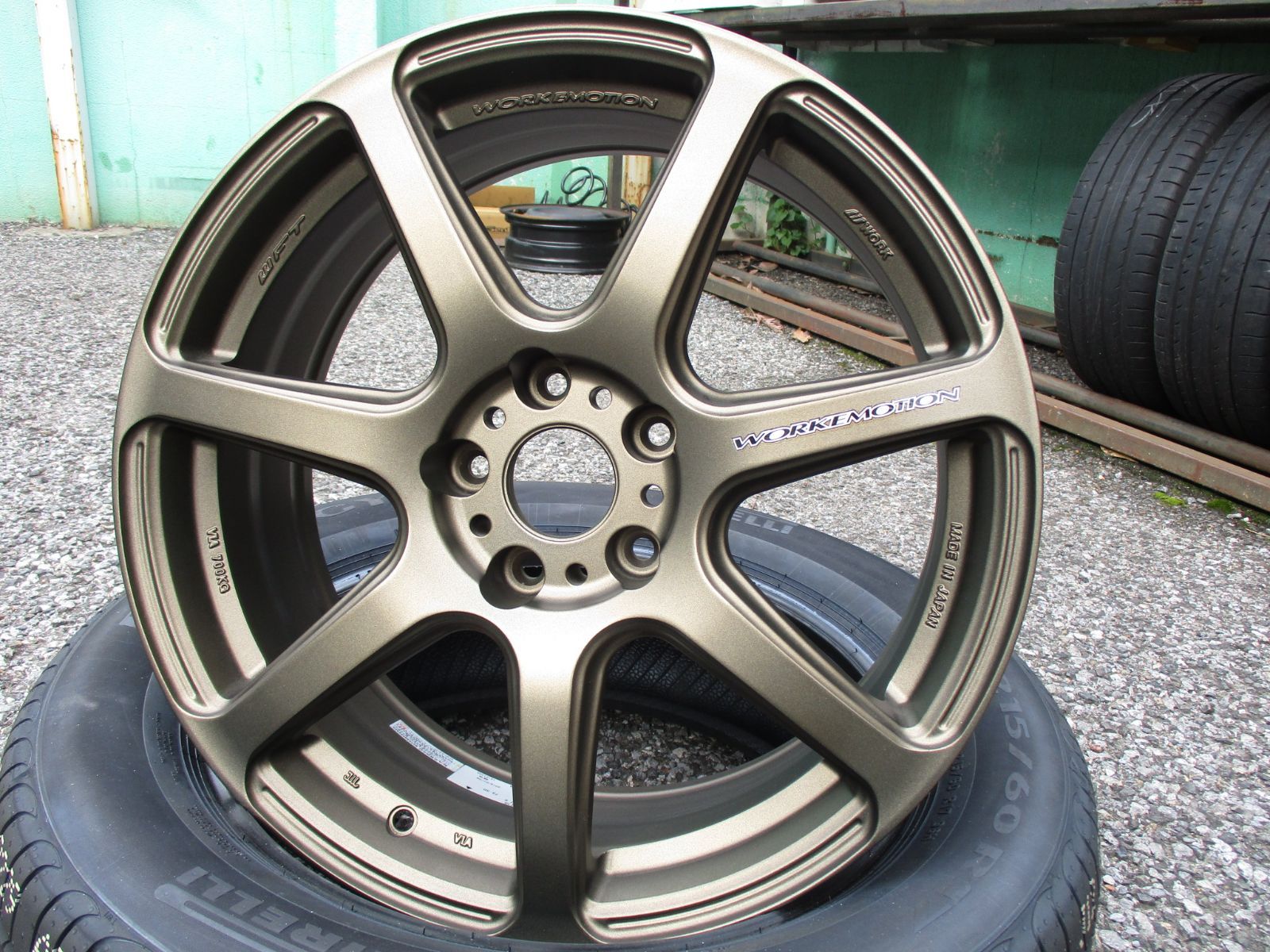 ホイール単品 WORK EMOTION T7R 7.5-18 +38 5/114 カラーAHG 4本（1台分）ノア ヴォクシー カローラクロス RAV4 リーフ ワーク エモーション ホイール 矢東タイヤ江戸川店