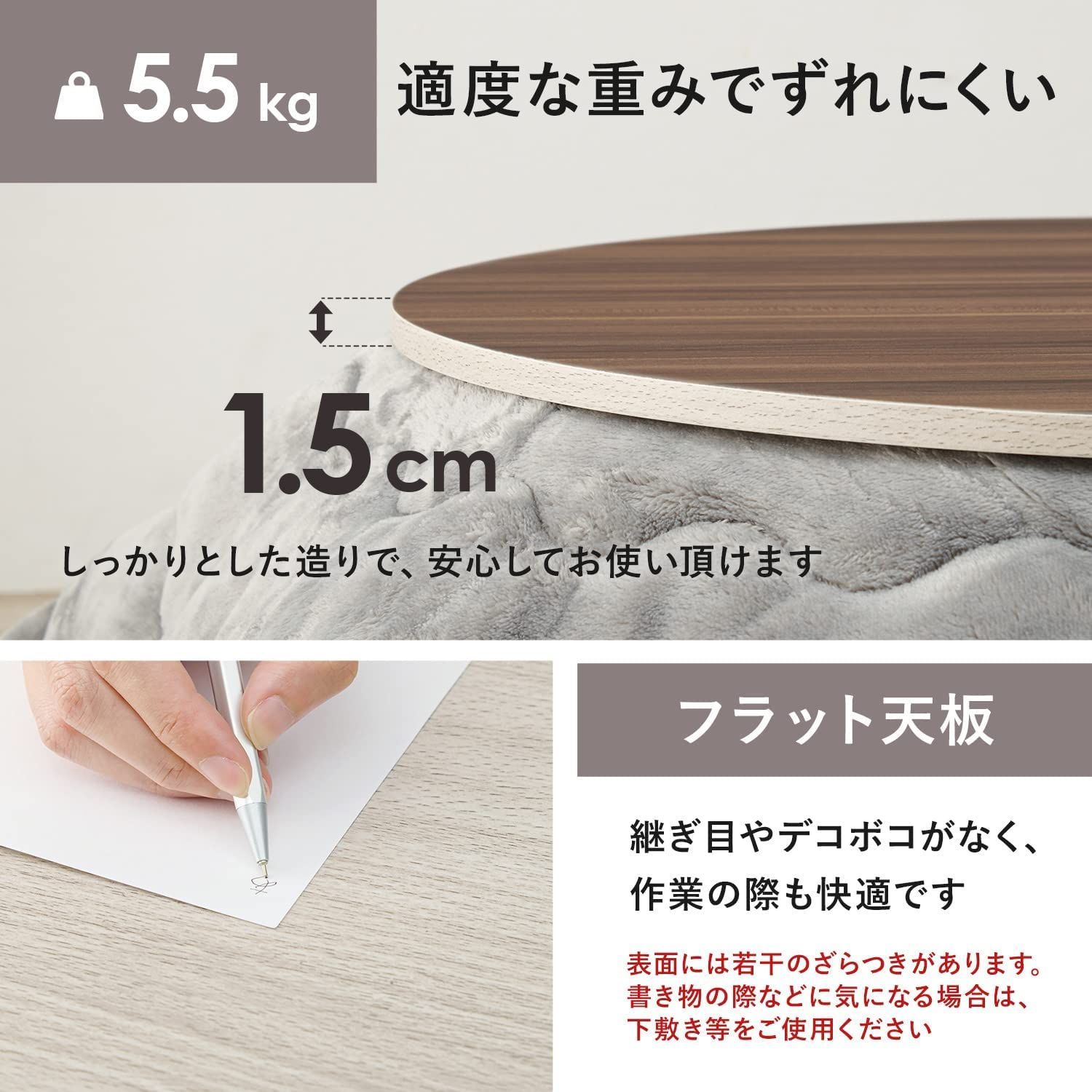 天板のみの買い替えに 直径80