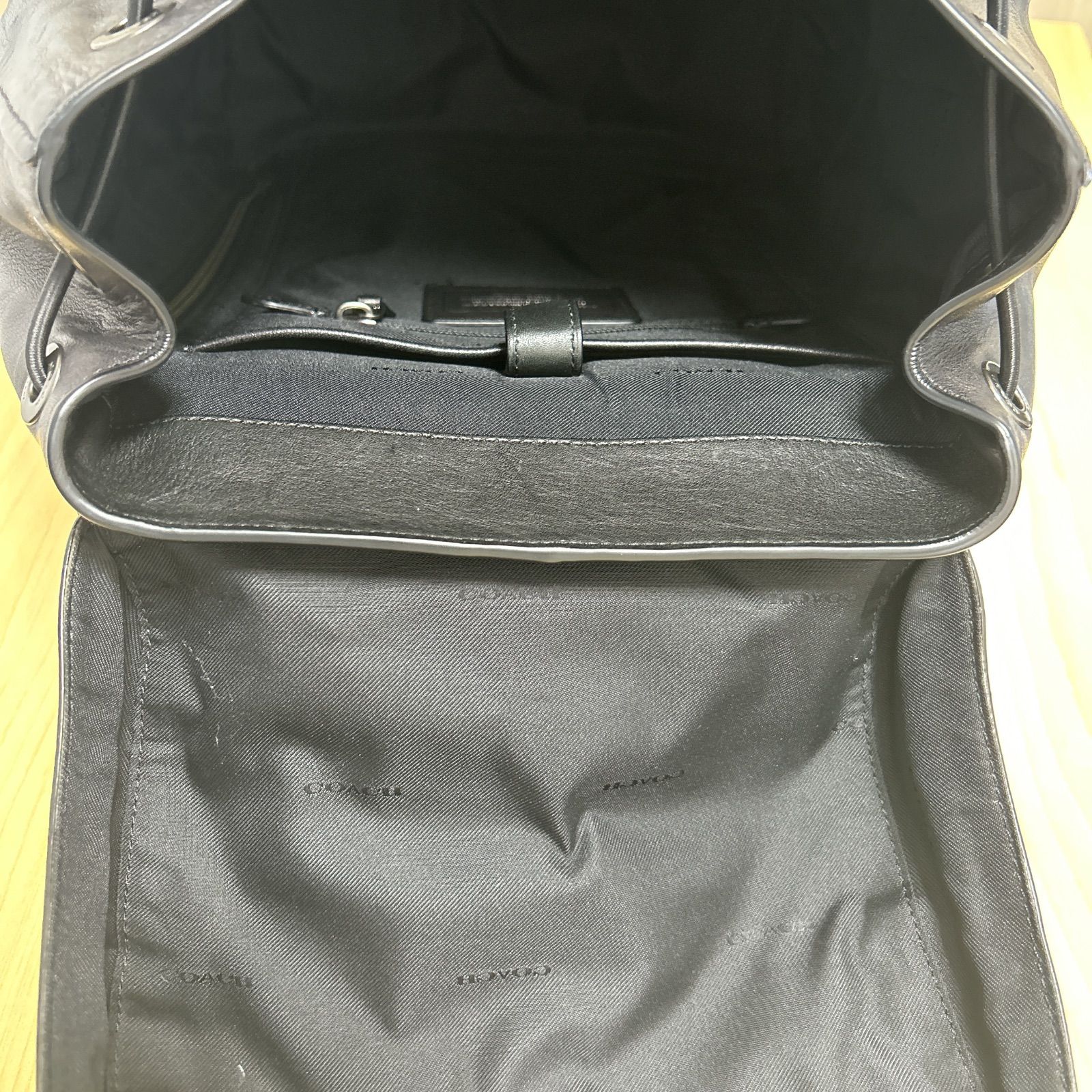 ☆美品☆ COACH コーチ マンハッタン バックパック リュック レザー