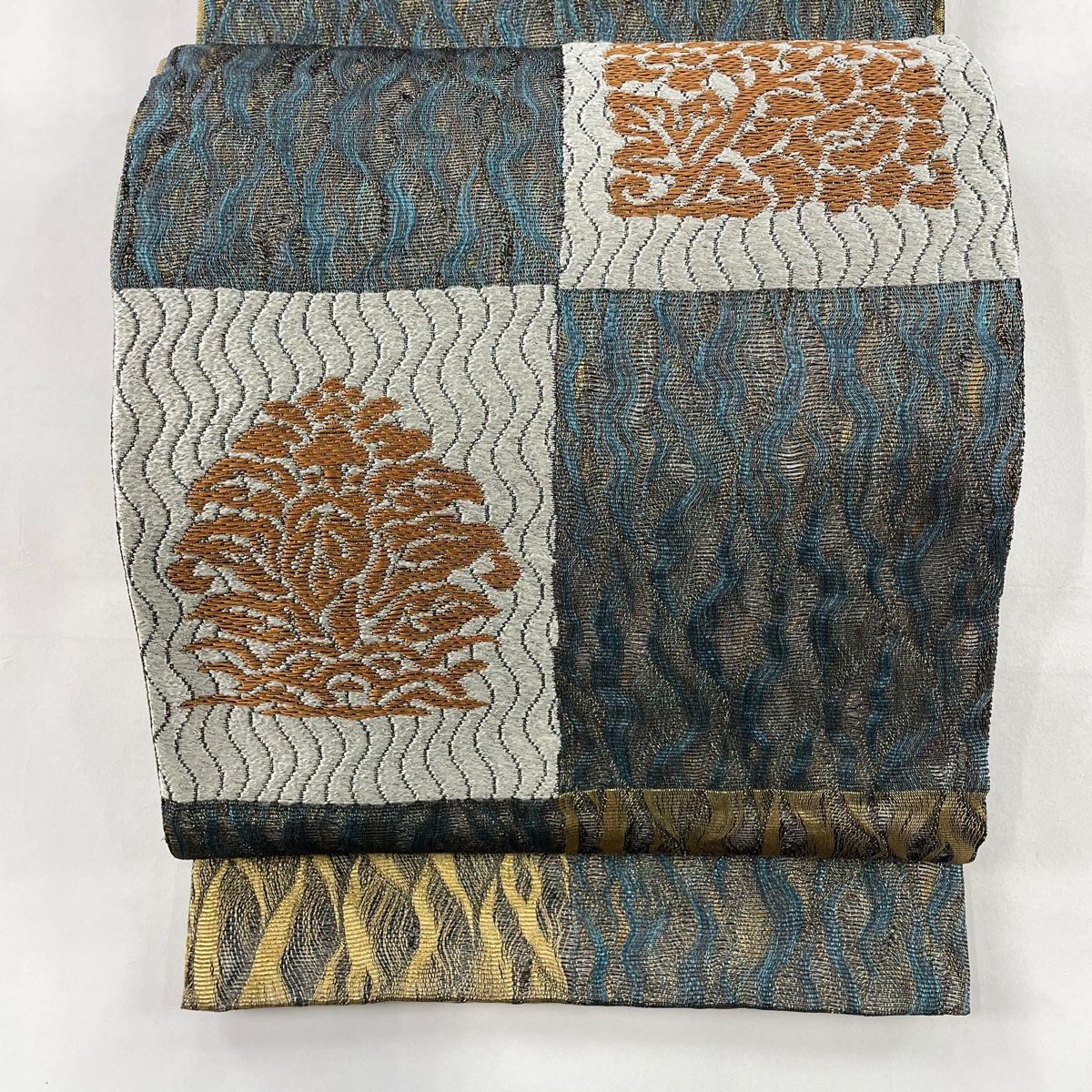 袋帯 美品 名品 お太鼓柄 正絹 【中古】（袋帯 美品 名品 お太鼓柄  