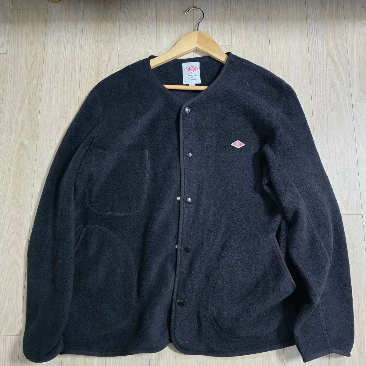 【爆売りセール開催中！】 フリース DANTON(ダントン) ） 42 カーディガン メルカリ - 黒 トップス
