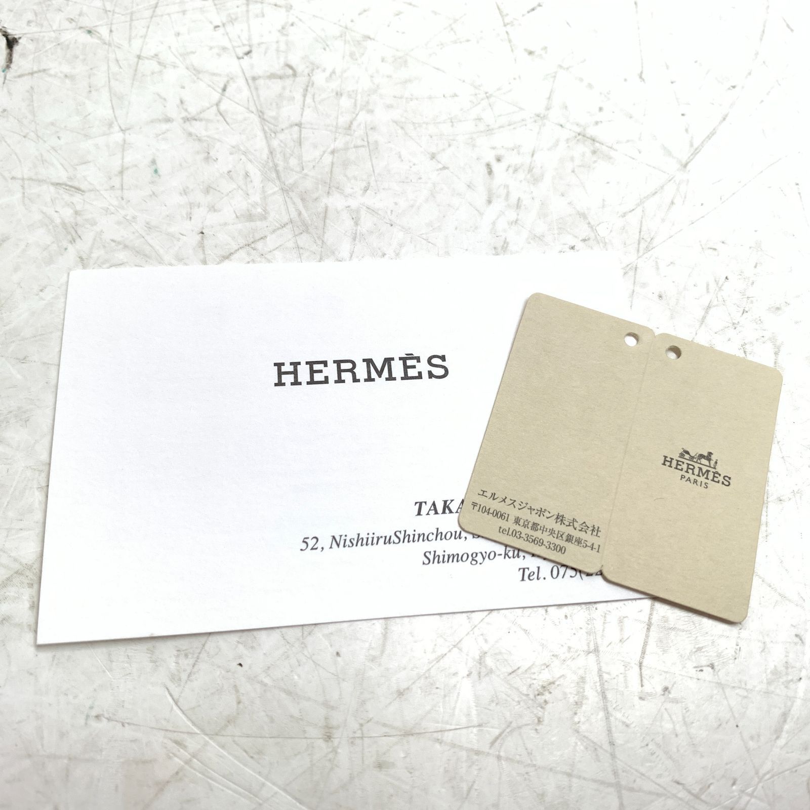 f001 B 未使用品 HERMES エルメス カレ55 バンダナ スカーフ 55cm