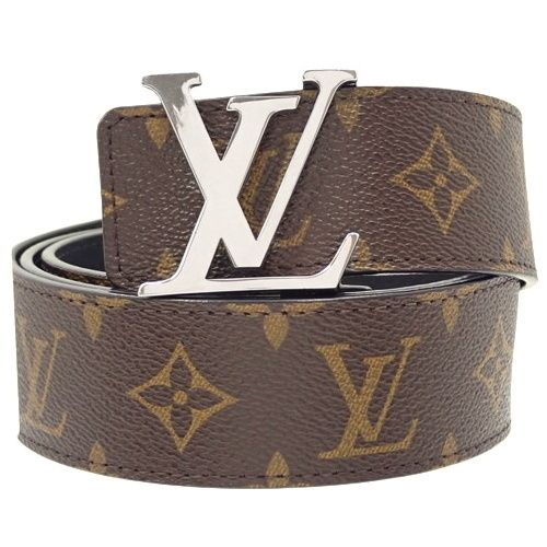 LOUIS VUITTON ルイ ヴィトン モノグラム ベルト LV イニシャル 40MM ベルト リバーシブル アパレル ファッション小物 服飾小物 95|38 カーフ ブラウン茶 シルバー金具 M9821 40802135926 アラモード