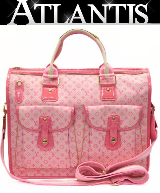 激 ルイヴィトン Louis Vuitton サックマリーケイト 48h 2WAYバッグ モノグラムミニ ストロベリー M92932 71843