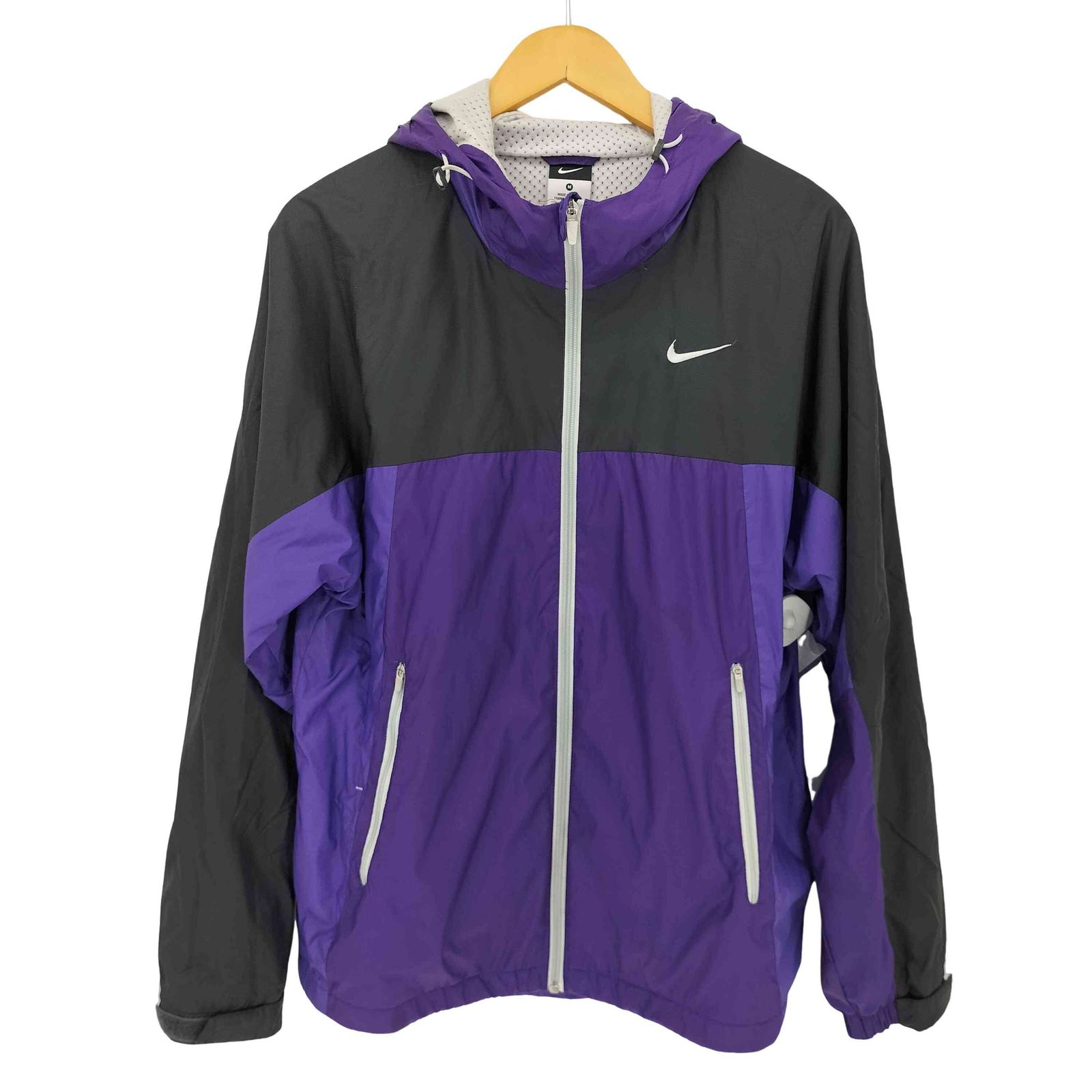 ナイキ NIKE 10S ツートンナイロンジップフーディ メンズ JPN：M 