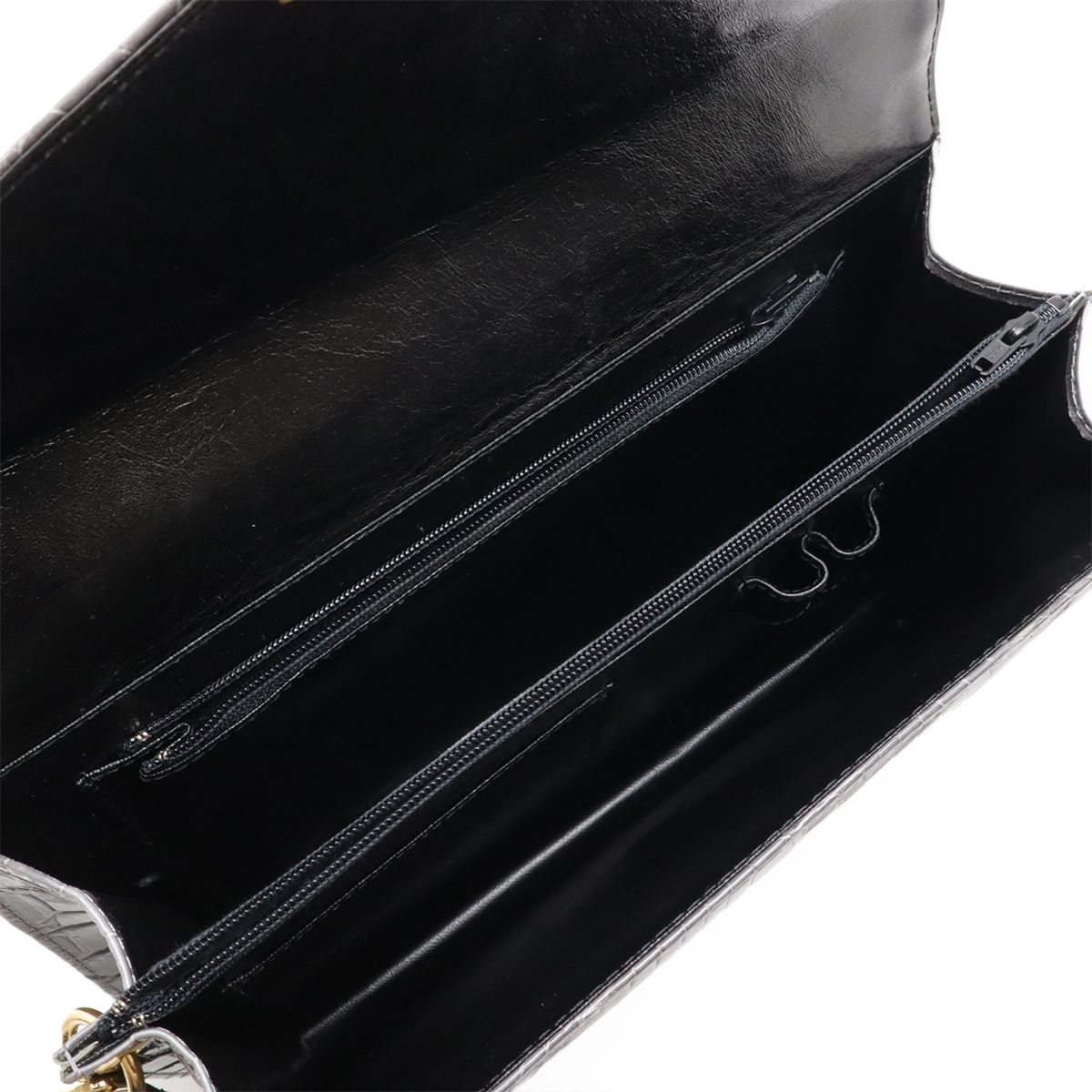 クロコダイル セカンドバッグ クラッチバッグ ダイヤルロック