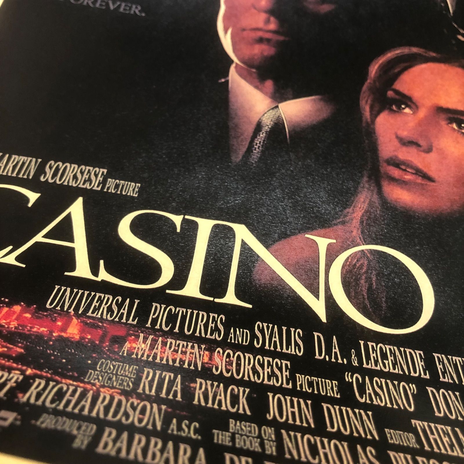 K050A3 カジノ 映画 ポスター ロバート・デニーロ レトロ