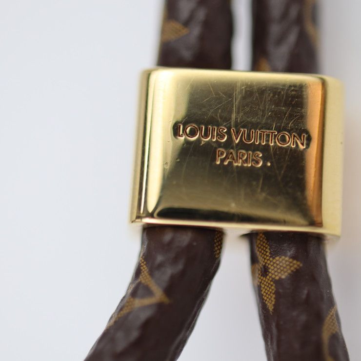LOUIS VUITTON - LOUIS VUITTON ルイヴィトン フォンホルダー ルイーズ M68382 ブラック ブラウン ゴールド金具 シリコン モノグラムキャンバス ユニセックス サークルロゴ ネックストラップ スマホホルダー【本物保証】 LOUIS VUITTON ルイヴィトン フォンホルダー・ルイーズ M68382
