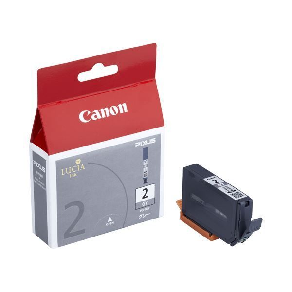（まとめ） キヤノン Canon インクタンク PGI-2GY グレー 1032B001 1個 