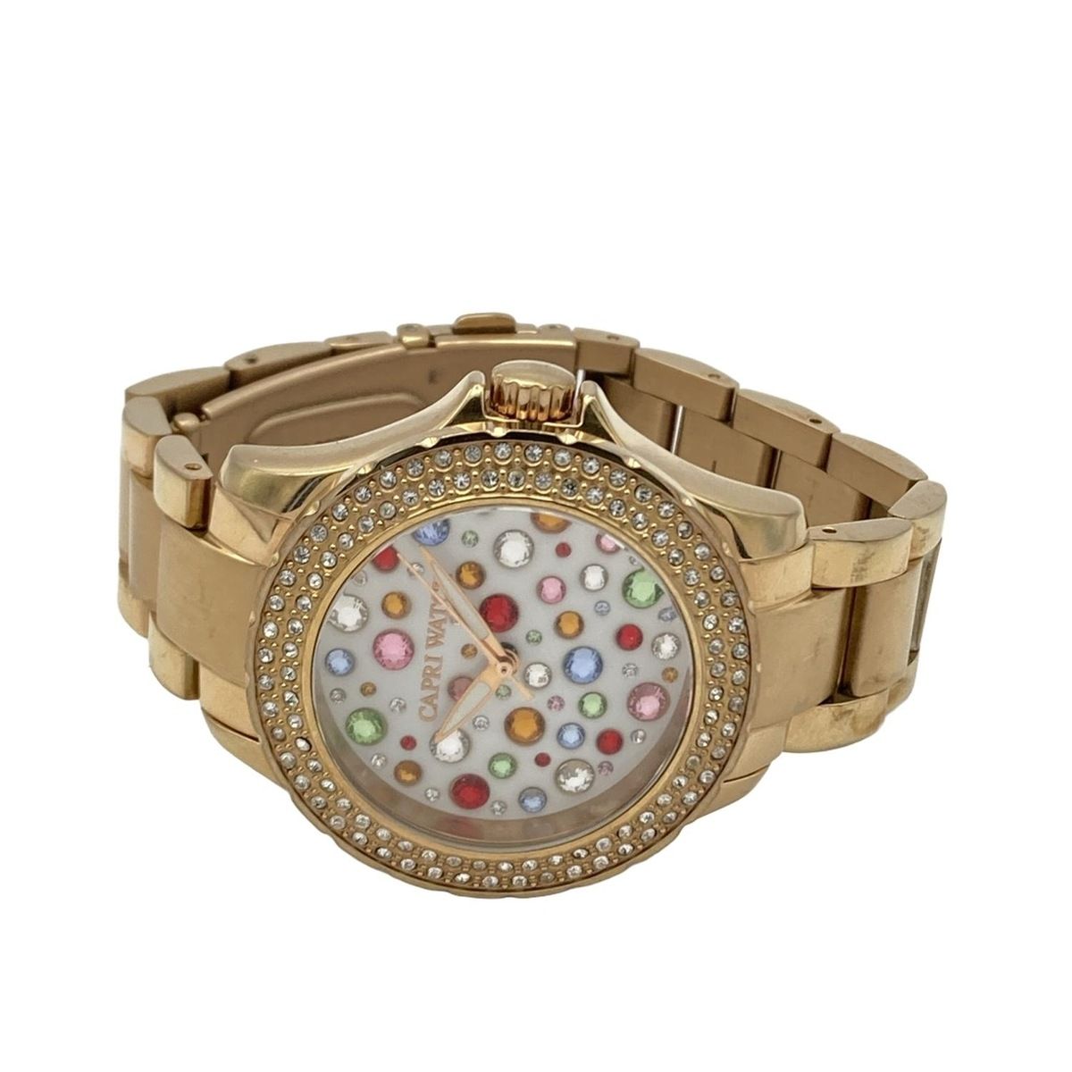 CAPRI WATCH ストーン装飾 腕時計 CAPRI WATCH(カプリウォッチ) 腕時計 - 316L ボーイズ ライン