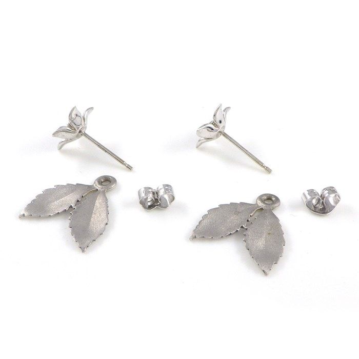 スタージュエリー　片耳用ピアス　フラワー FLOWER DEW PIERCED EARRINGS(2JP0462)K10 ピアス｜スター