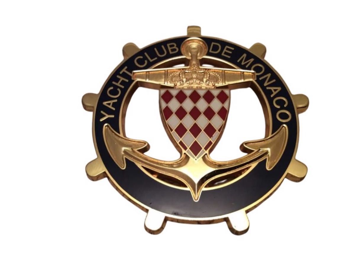 モナコ ヨットクラブ グリル バッジ カー バッチ 英国製