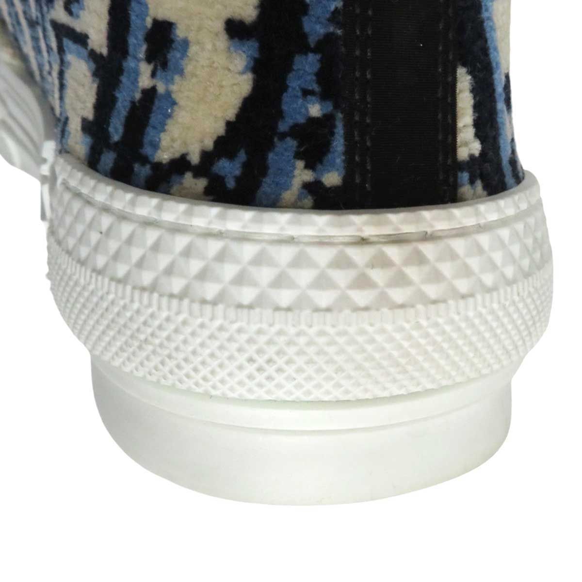 ディオール B23 オブリーク タペストリー スリッポン メンズ ベージュ ブルー Dior アパレル 小物 WWW_MORNINGWALKER_COM