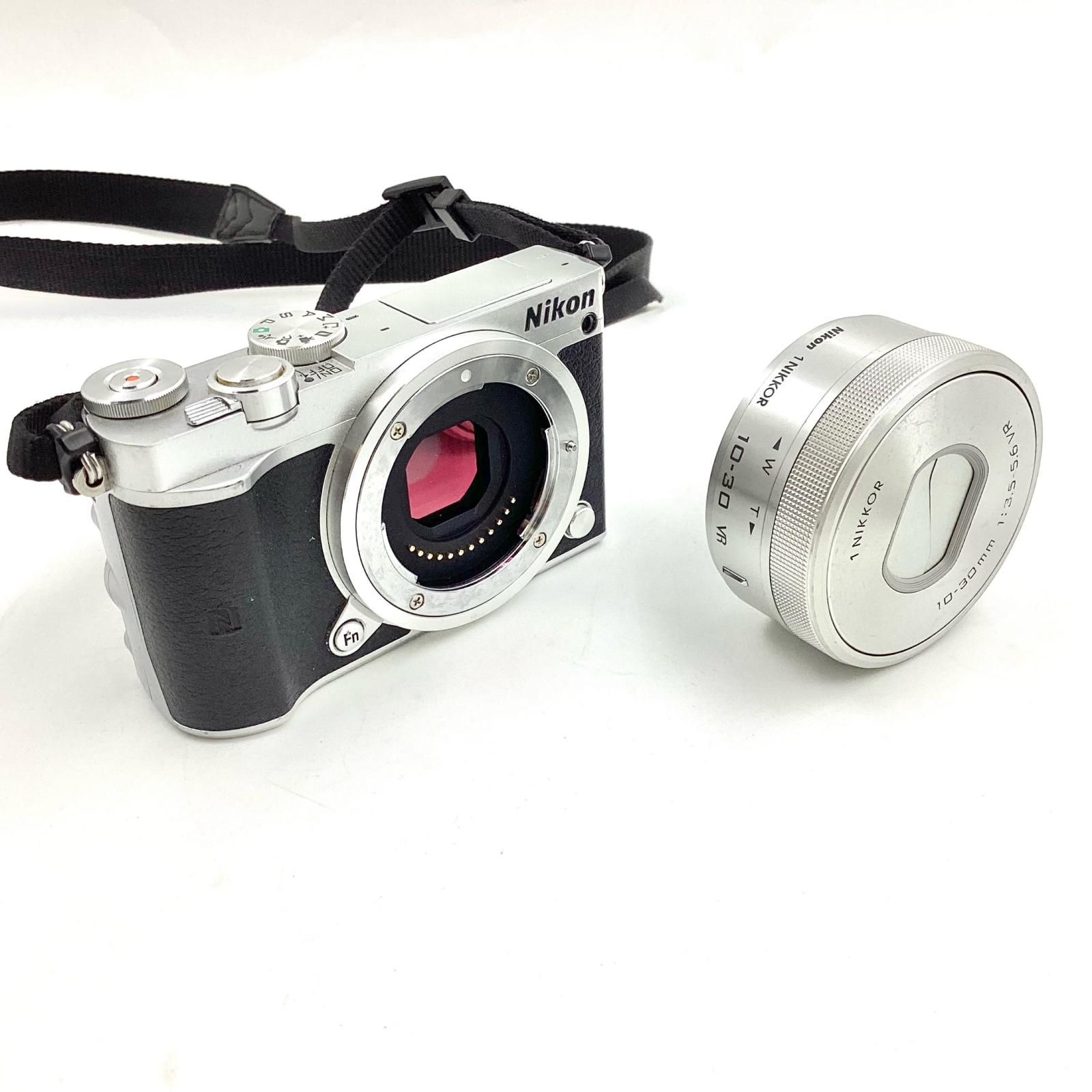 通販サイト) ♪ Nikon 1 J1 ボディ シルバー バッテリー 充電器 
