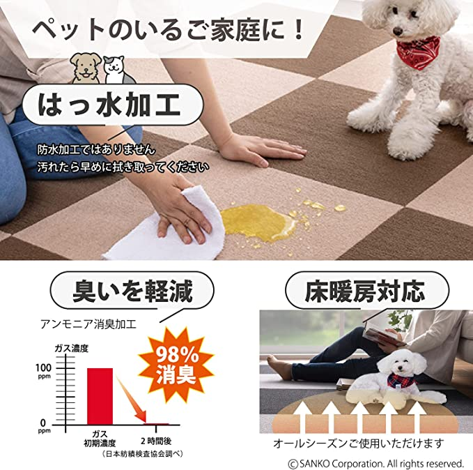 超新作】 日本製 撥水 消臭 洗えるサンコー ずれない eurocursions.com