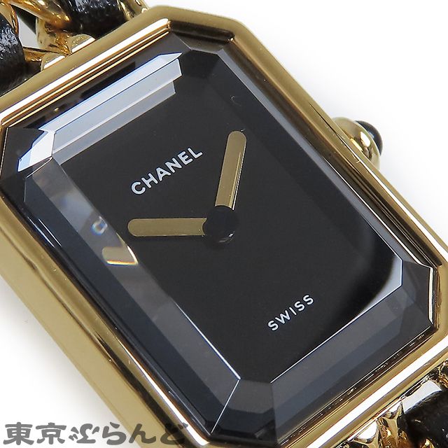 シャネル CHANEL プルミエール Sサイズ H0001 ブラック SS レザー