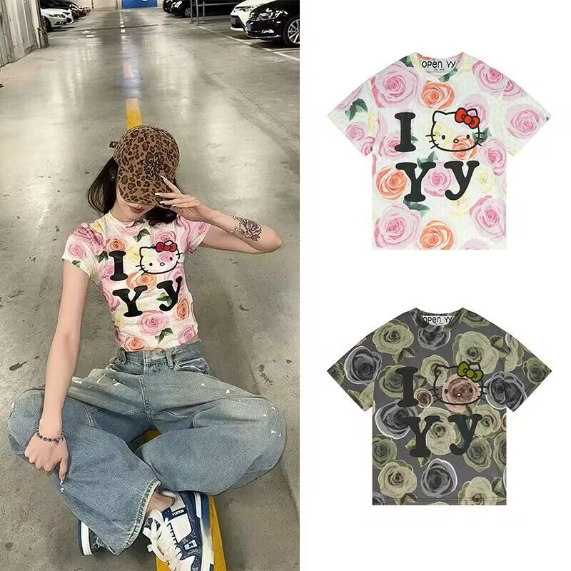新品未使用 韓国 人気 オープンワイワイOPEN YY 半袖Tシャツ 新品未使用 韓国 人気 オープンワイワイOPEN YY 半袖Tシャツ