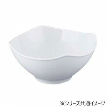 福井クラフト メラミン35cm四方上り深鉢ホワイト 51353710