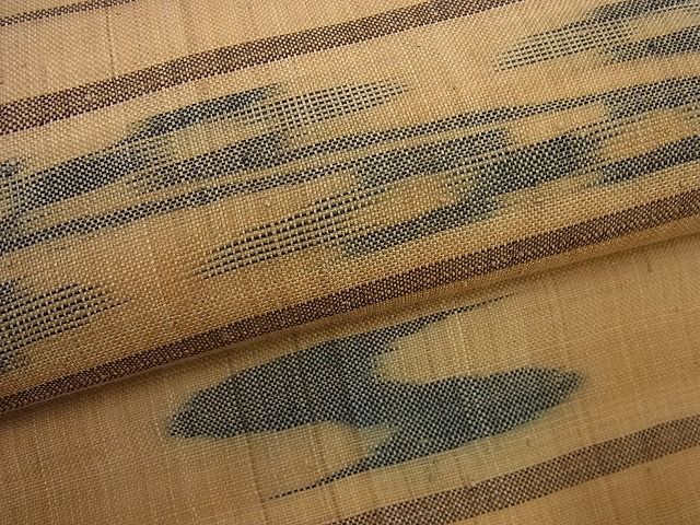 平和屋本店□極上 夏物 芭蕉布 九寸名古屋帯 手積み芭蕉糸100％ 逸品  