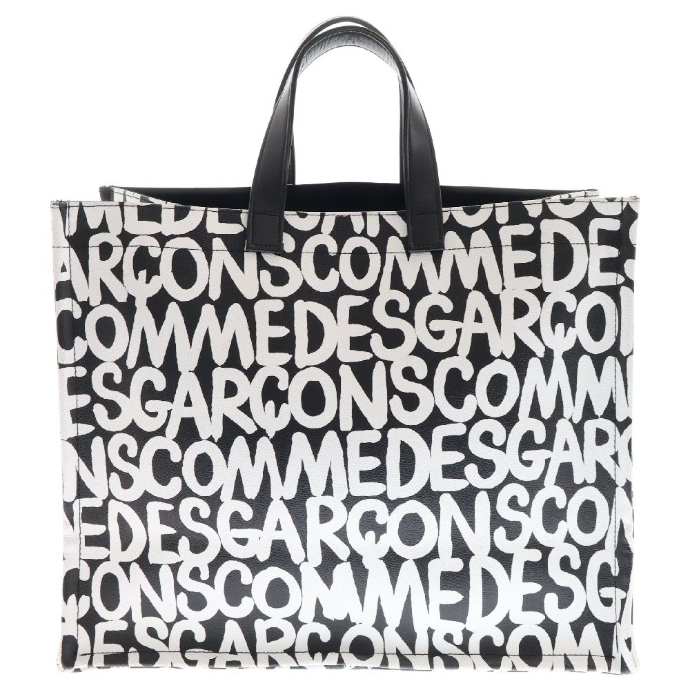 激レア】コムデギャルソン×baanai 手書きロゴ 総柄 トートバッグ ポーチ