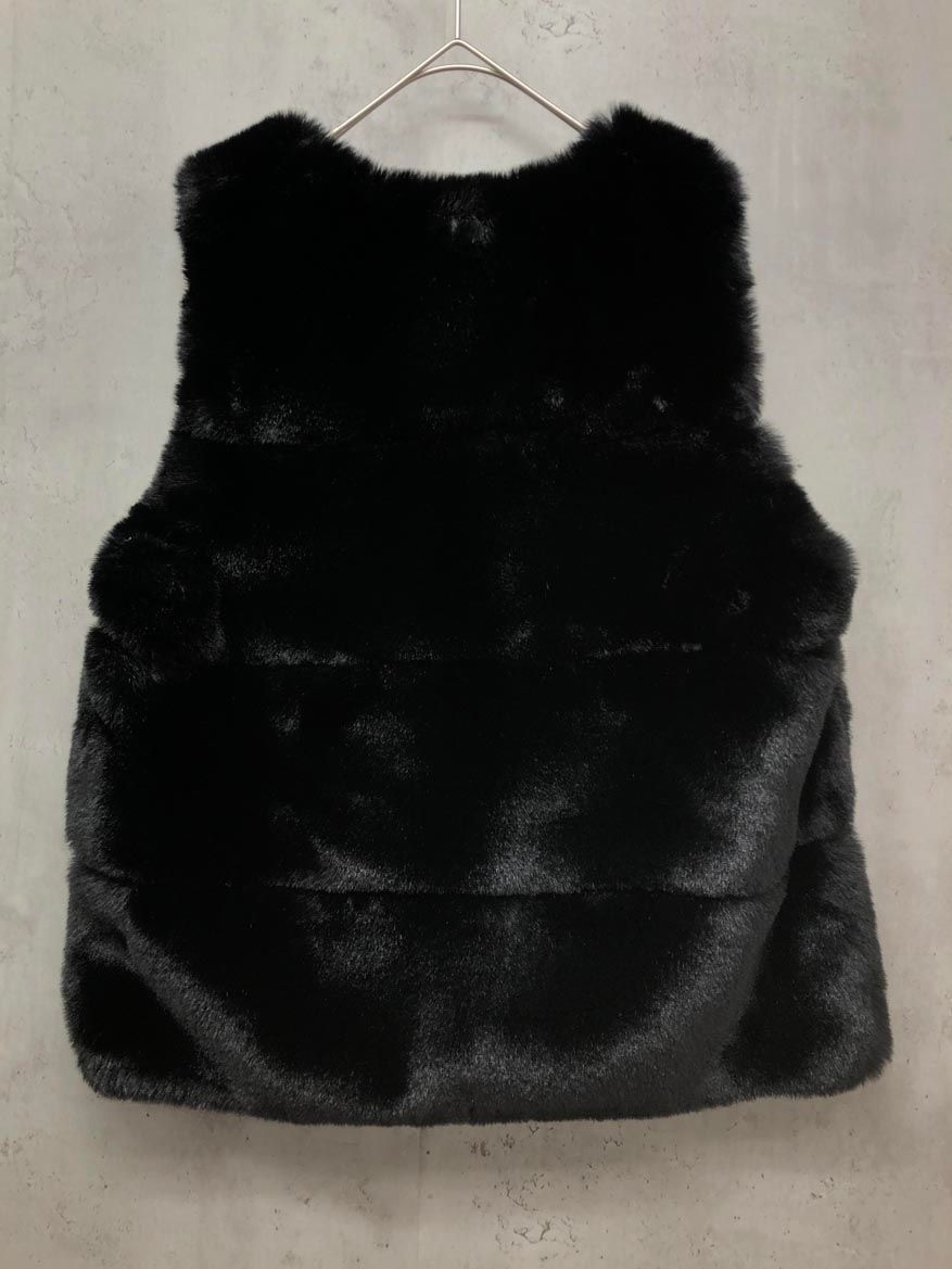 eimy istore エイミーイストワール ステップファー ベスト sizeF|黒 ◎レディース