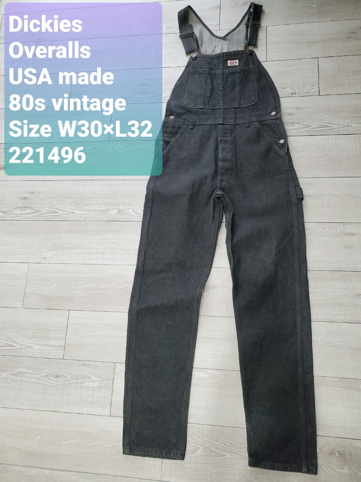 【レア】Dickies ディッキーズ カバーオール デニム Sサイズ 80s Dickies（ディッキーズ） XL/古着 長袖 カバーオール メンズ 80年代