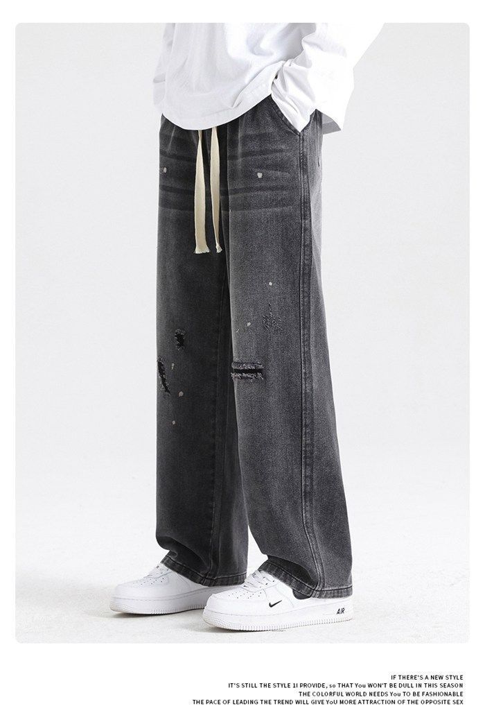 デニムパンツ ジーンズ メンズ ワイド メンズ ズボン ワイド