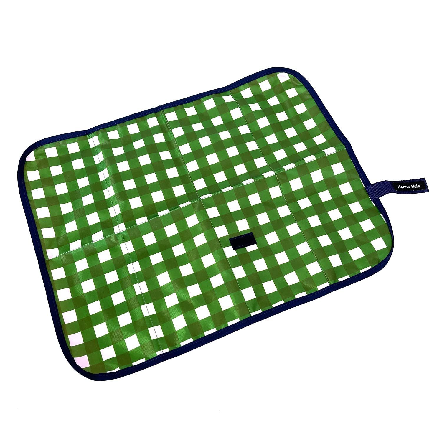 数量 ハンナフラ おむつ替えシート ギンガムグリーン