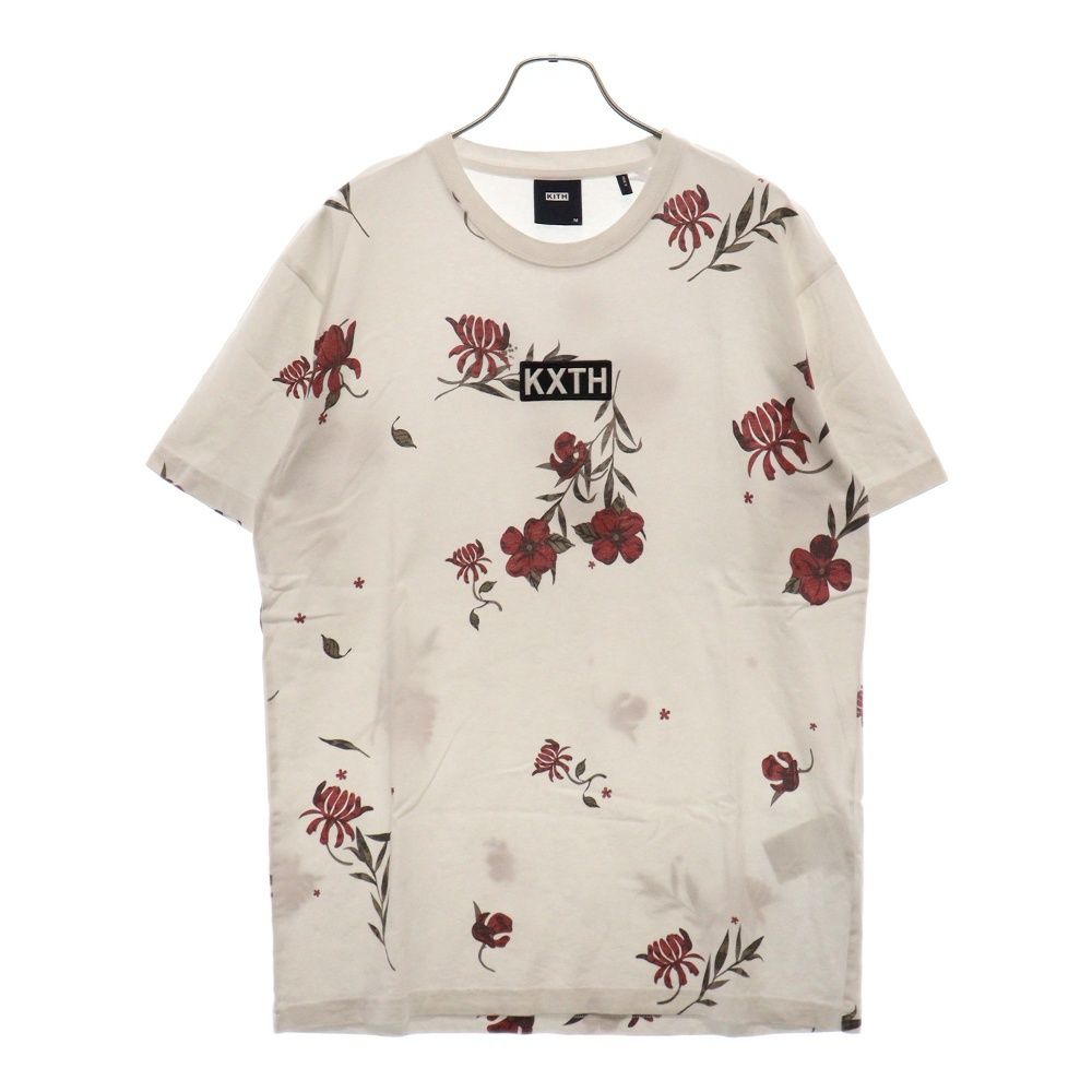 KITH (キス) Summer Floral SS Tee サマーフローラル 半袖Tシャツ カットソー ホワイト KH030102 - メルカリ