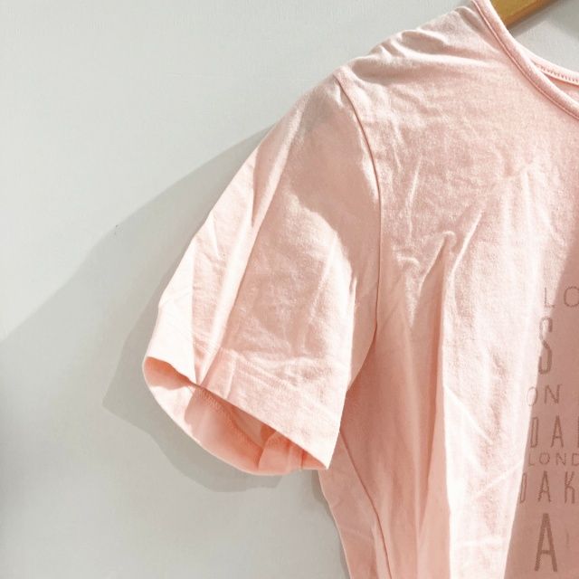ダックス DAKS 美品 半袖 Tシャツ カットソー ビジュー ロゴ