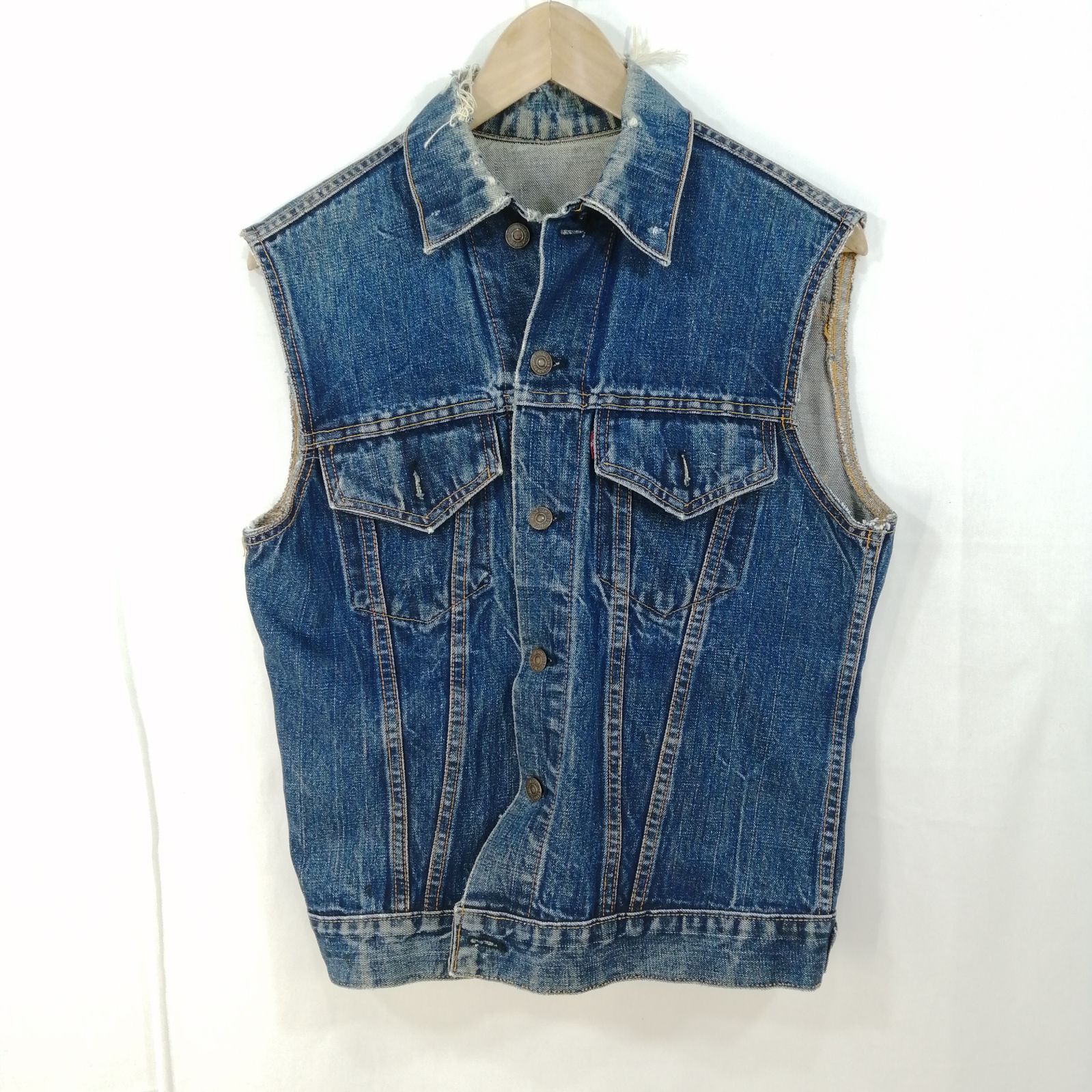 Levi's 70505 BIGE カットオフベスト Cut Off Levi's リーバイス