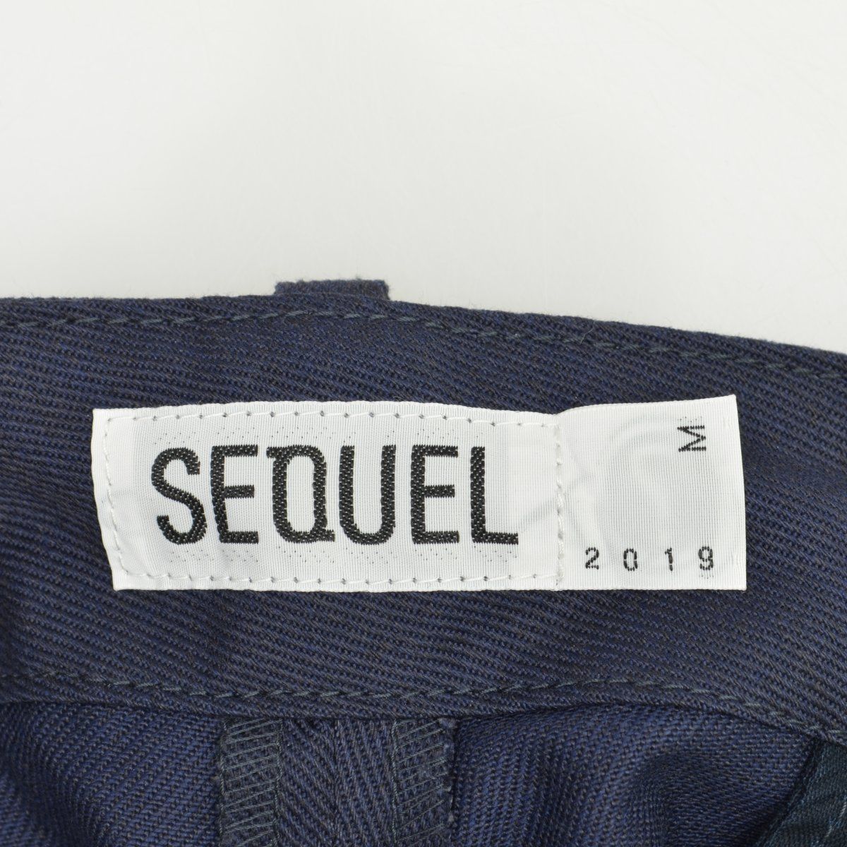 sequel SQ-20AW-PT07 TWO TUCK PANTS NAVY-soldi.com.ar