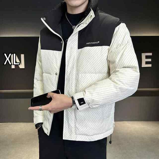 XL 春 コーデ メンズ 服 シンプル ファッション オシャレ 大人 かっこいい 大きいサイズ ストリート 紳士服 冬 ダウン ジャケット 軽 暖かい ハイエンド スタンドカラー カジュアル 防寒