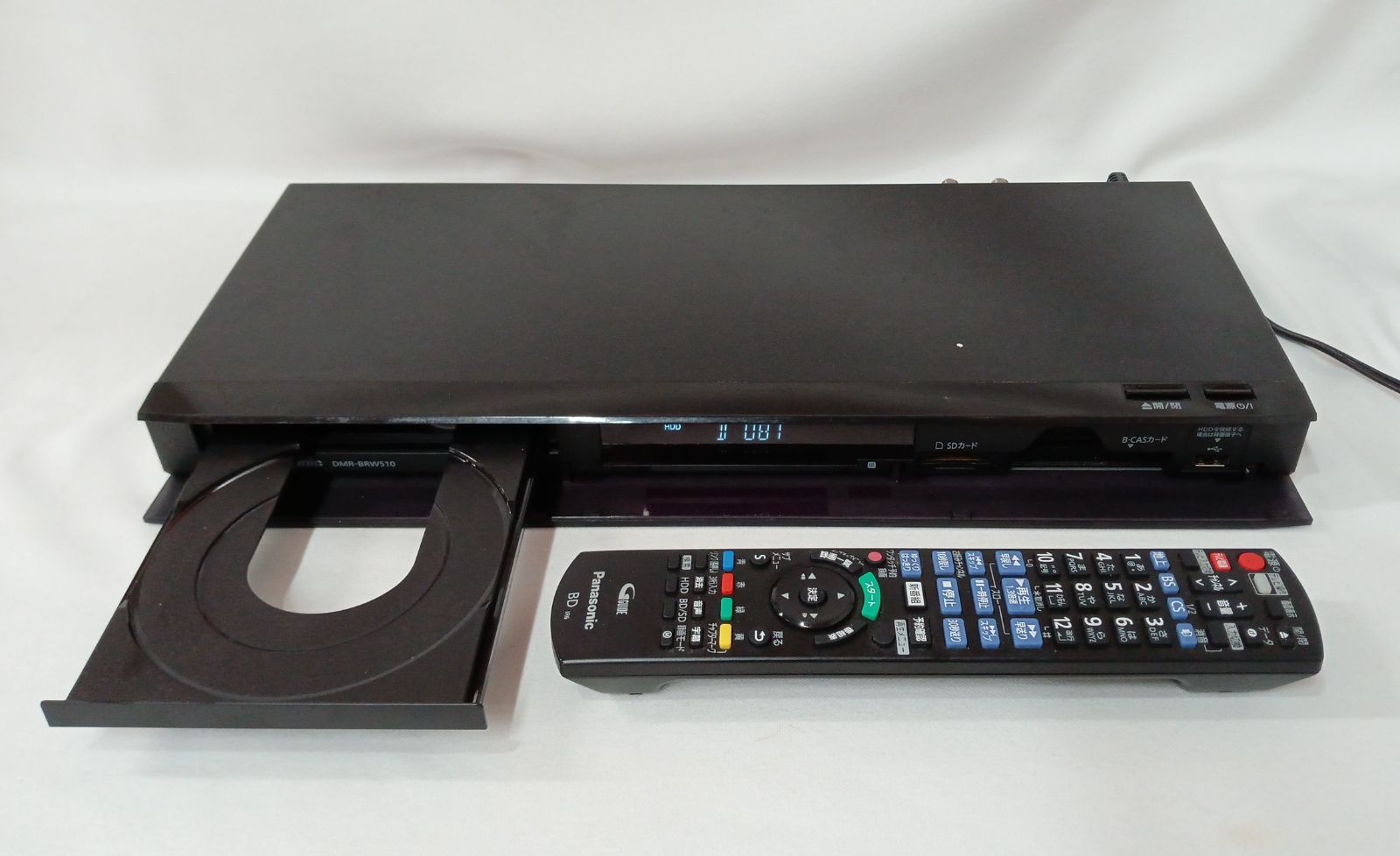 Panasonic ブルーレイディスクレコーダー DMR-BRW510 リモコンなし
