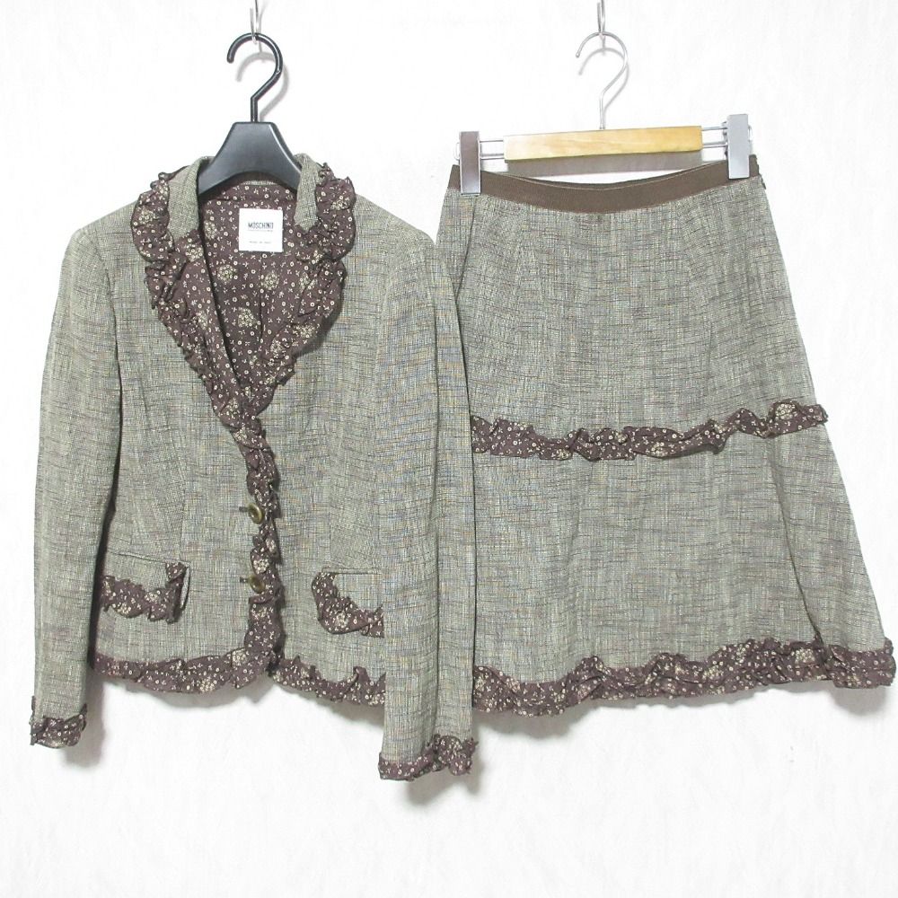 MOSCHINO CHEAP AND CHIC モスキーノ スカート 38 紫 モスキーノ チープ＆シック MOSCHINO スカート 新品同様