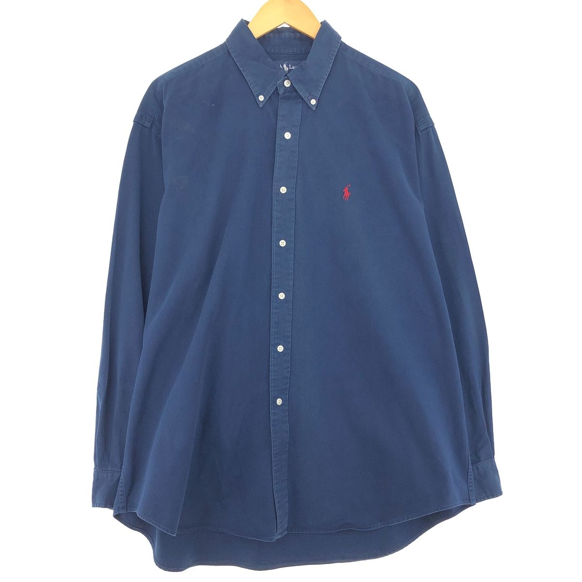 古着 ラルフローレン Ralph Lauren BLAKE 長袖 ボタンダウンシャツ メンズXL/eaa433386