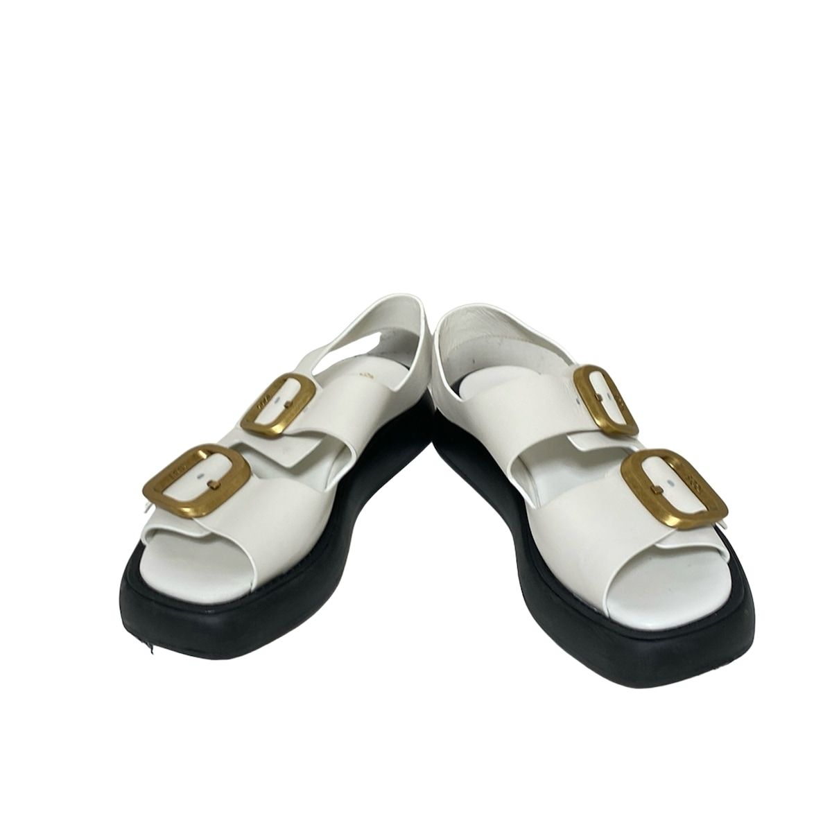 TOD S トッズ サンダル レディース - 白 プラットフォーム レザー