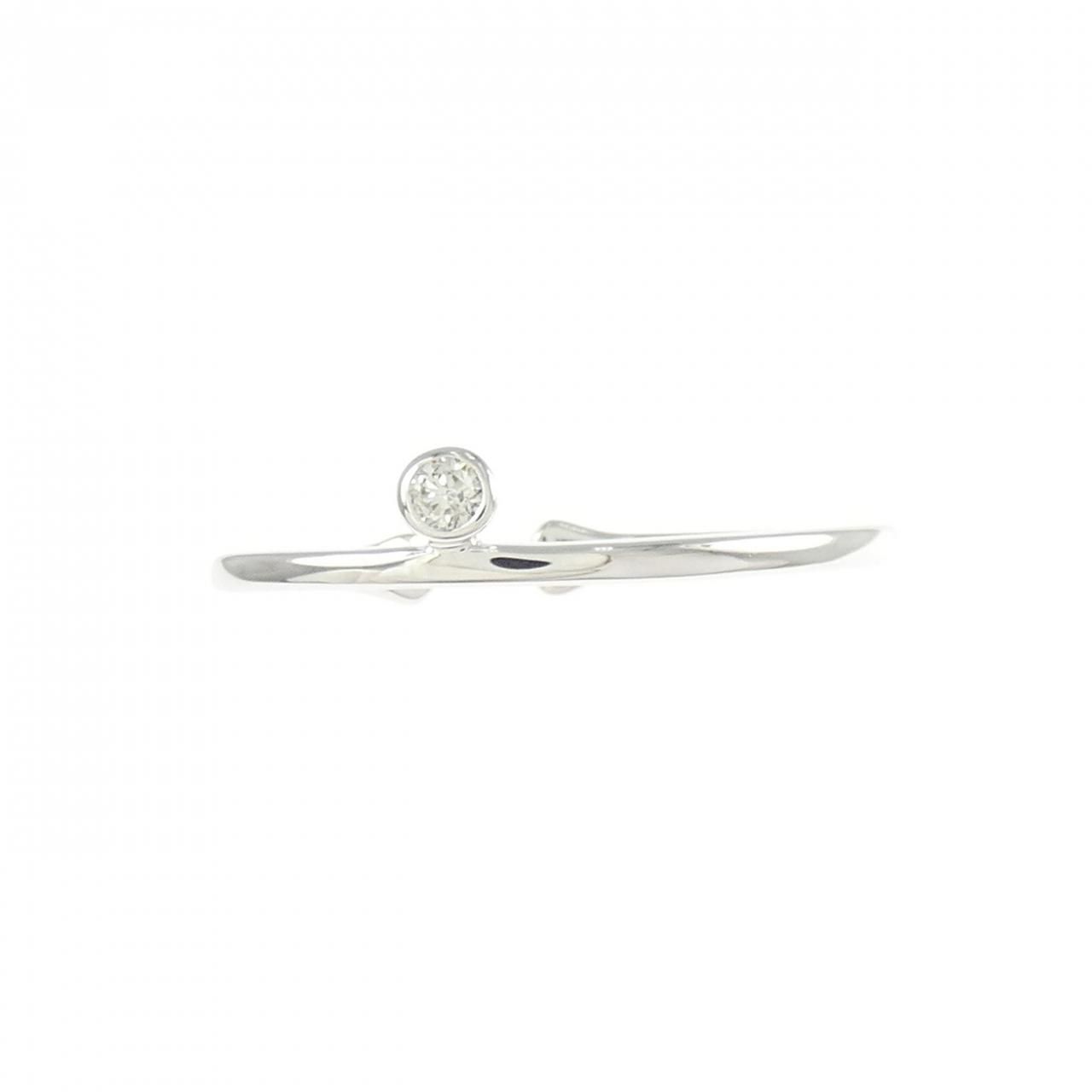 ヒロタカ ボウ イヤーカフ 0.06CT 片耳