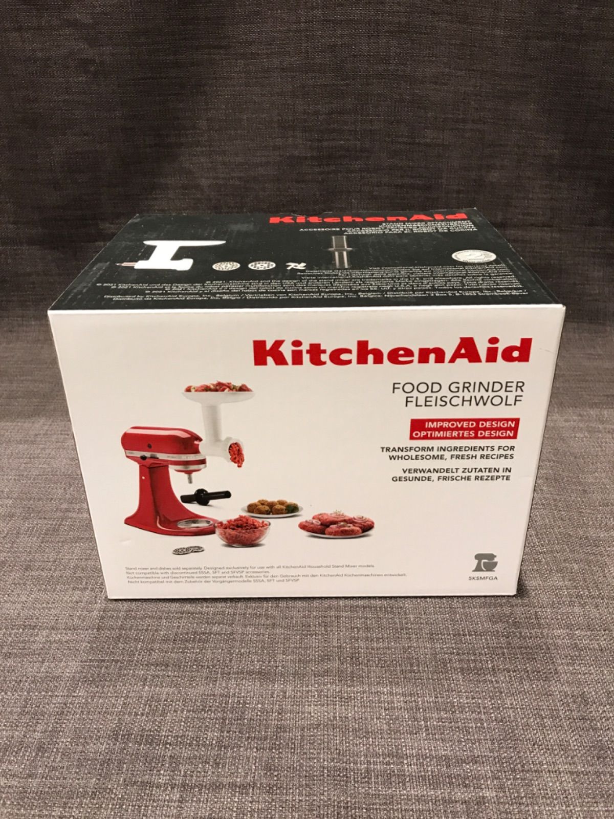 キッチンエイド フードグラインダーアタッチメント 5KSMFGAG スタンド
