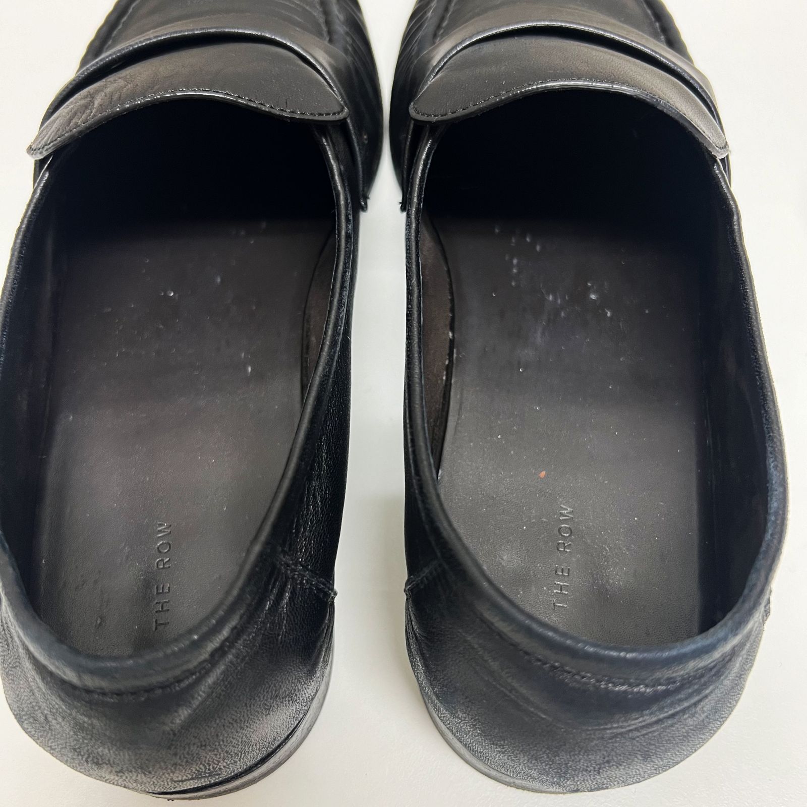 THE ROW ザロウ SOFT LOAFER ローファー ブラック size41【中