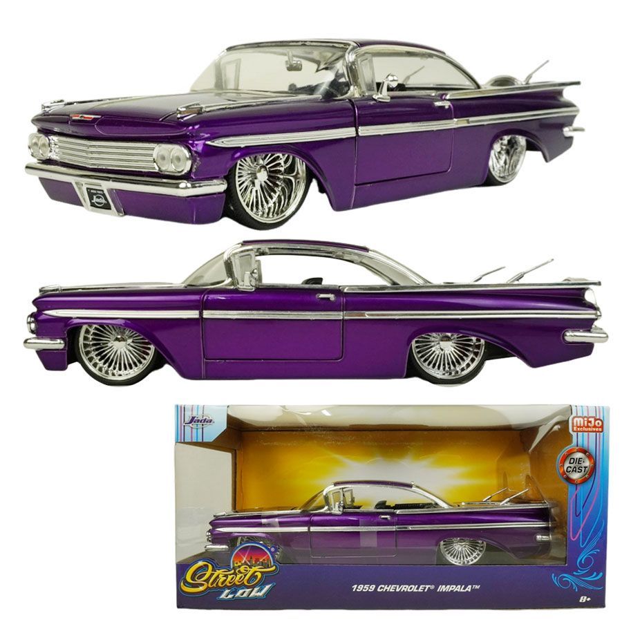 Jada 1/24 1959 シボレー インパラ　ローライダー　グリーン 1959 CHEVROLET IMPALA LOWRIDER GREEN 1/24 DIECAST MODEL CAR