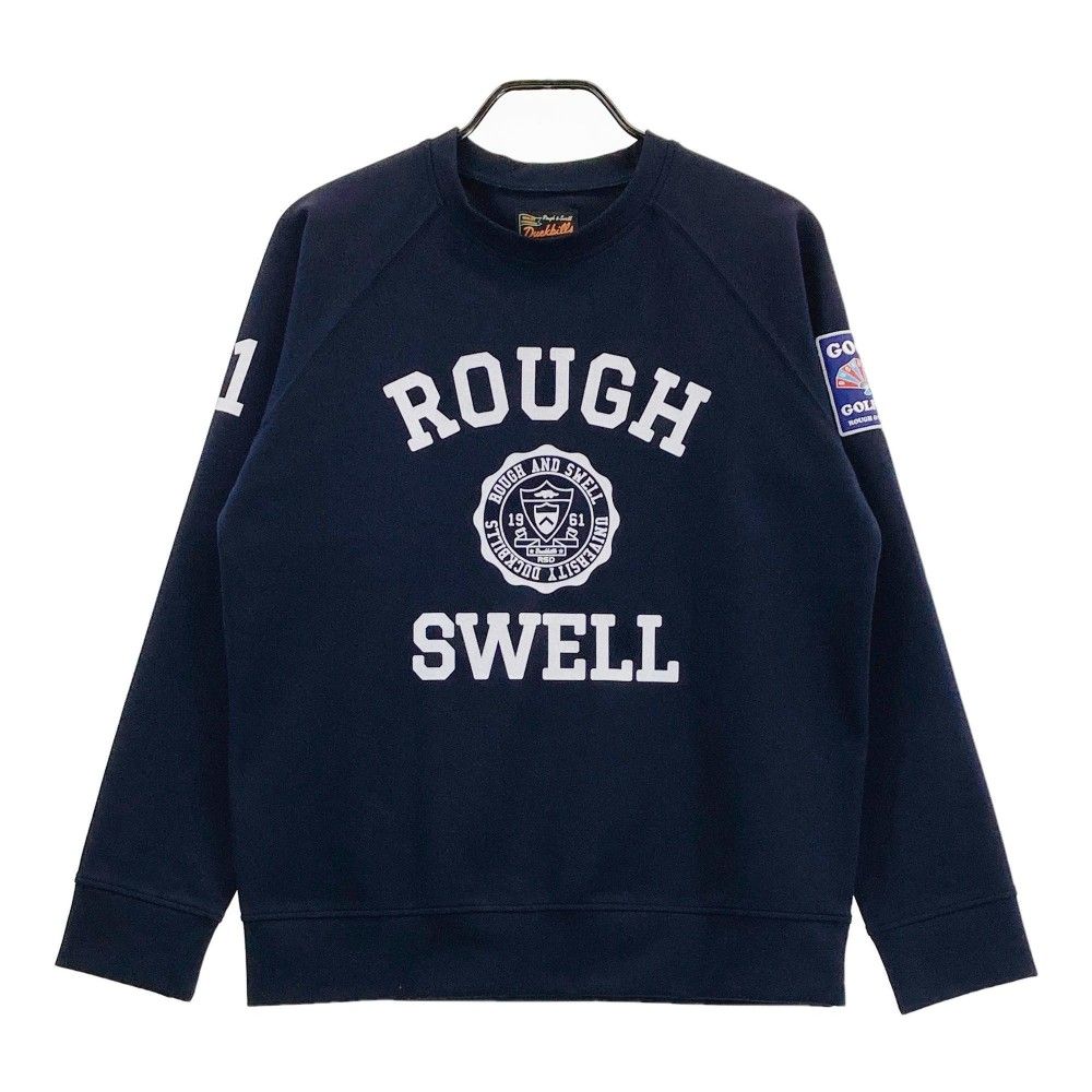 サイズ M ROUGH-SWELL ラフアンドスウェル スウェット ネイビー系 240101434052 ゴルフウェア メンズ ストスト