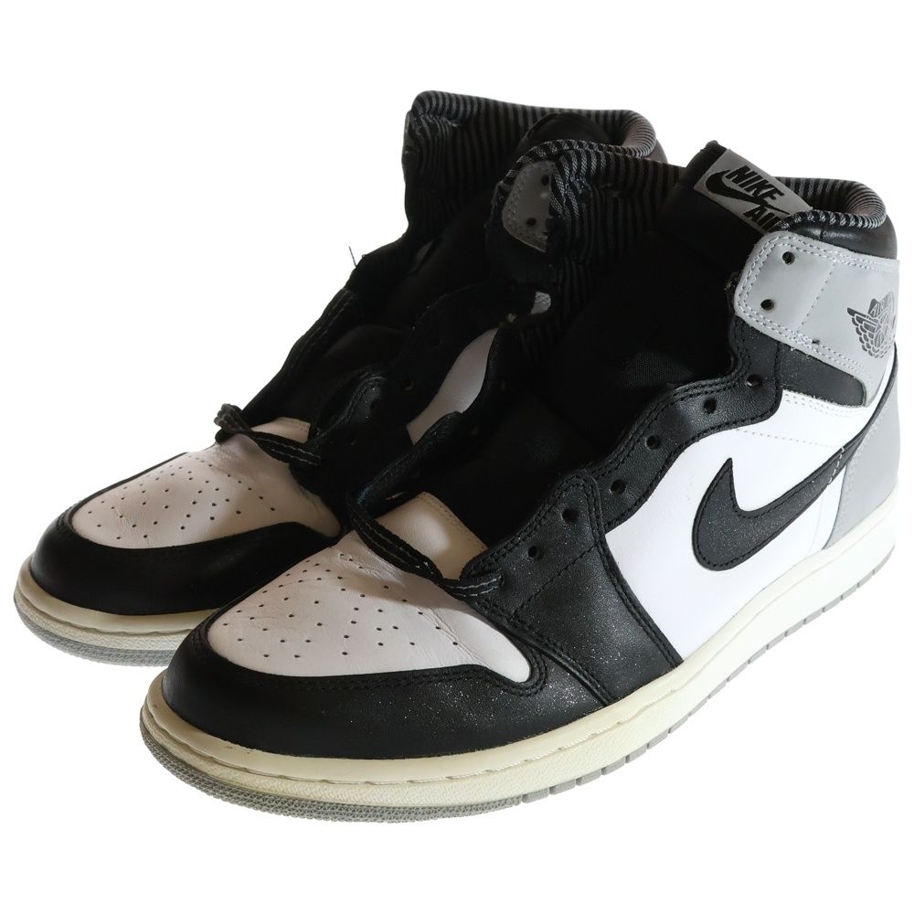 NIKE (ナイキ) 【観賞用2013年製】 AIR JORDAN 1 RETRO HIGH BARONS エアジョーダン1 レトロ バロンズ ハイカットスニーカー ブラック/ホワイト US11/29cm 555088-104