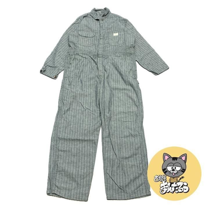 70s〜80s BIGMAC 古着 つなぎ オールインワン ストライプ XL