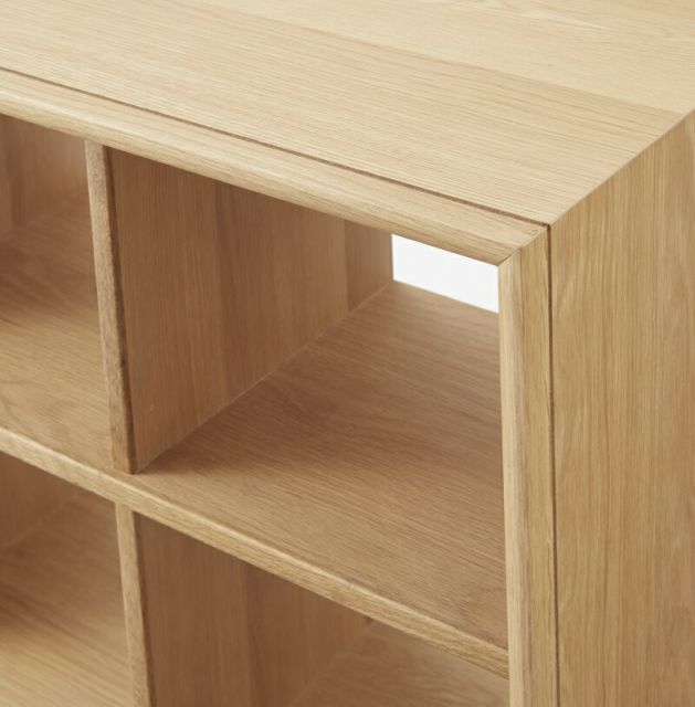 オープンシェルフ W100×D34×H72 ナチュラル MARWIL-DEMENAGEMENTS_CH