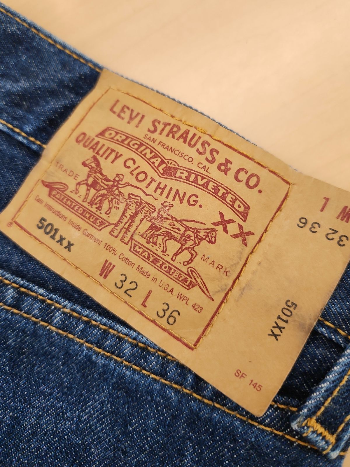 l*o様 LEVI'S 501xx w36l36 usa製 LEVI'S VINTAGE CLOTHING 501xx 66モデルW36