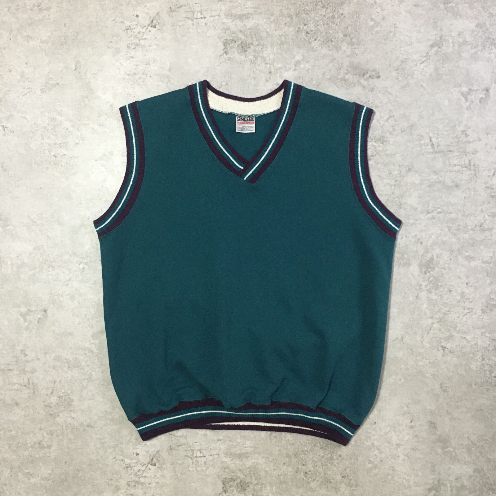 Oneita 90s USA製 ONEITA Cotton Tilden Vest オニータ チルデン 