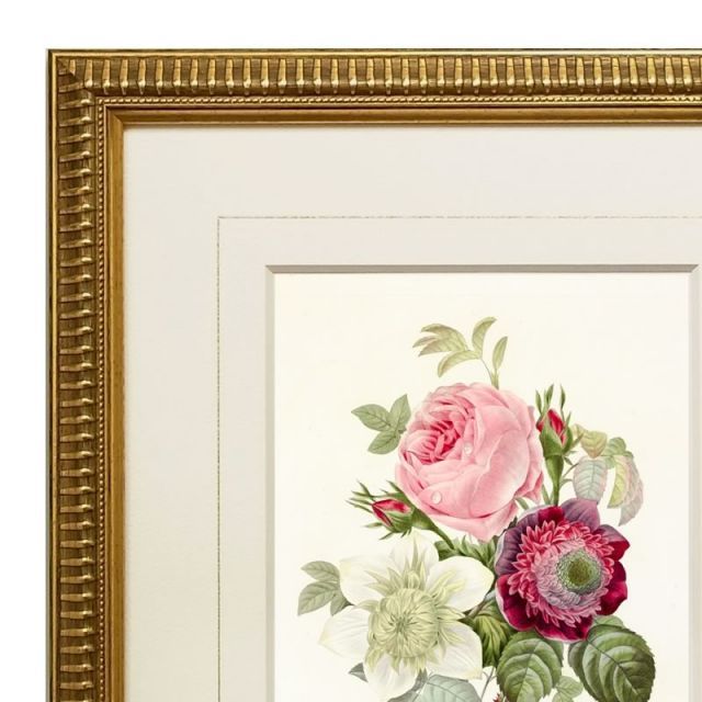 花の絵　ルドゥーテ　ローズブーケ　複製画 楽天市場】【スーパーセール限定価格】 絵画 インテリア 額入り