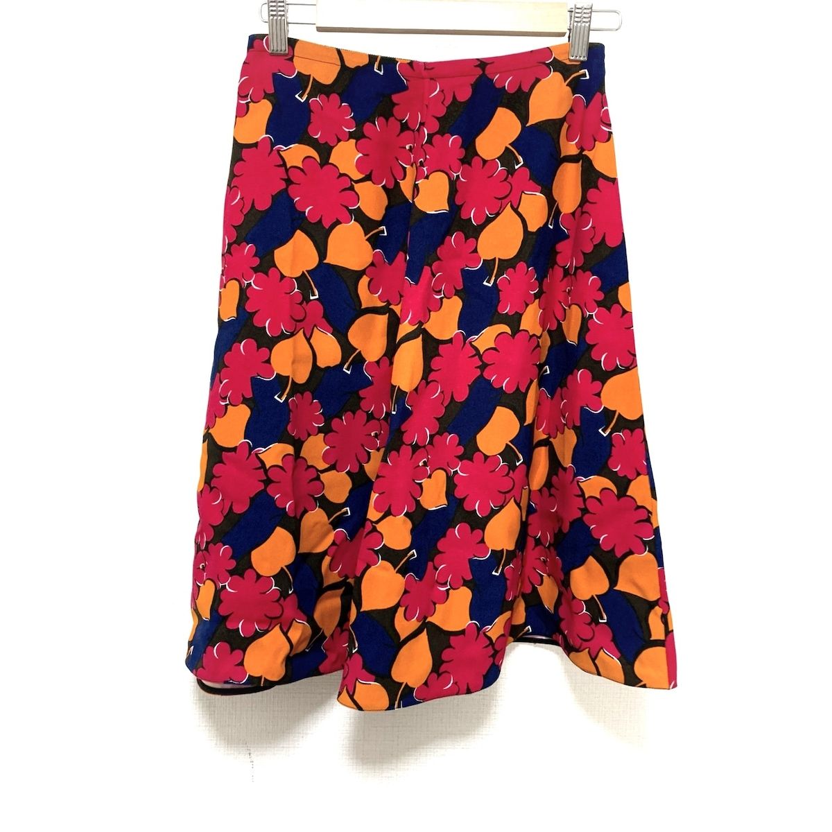 MARNI(マルニ) スカート サイズ36 S レディース美品 - レッド×オレンジ